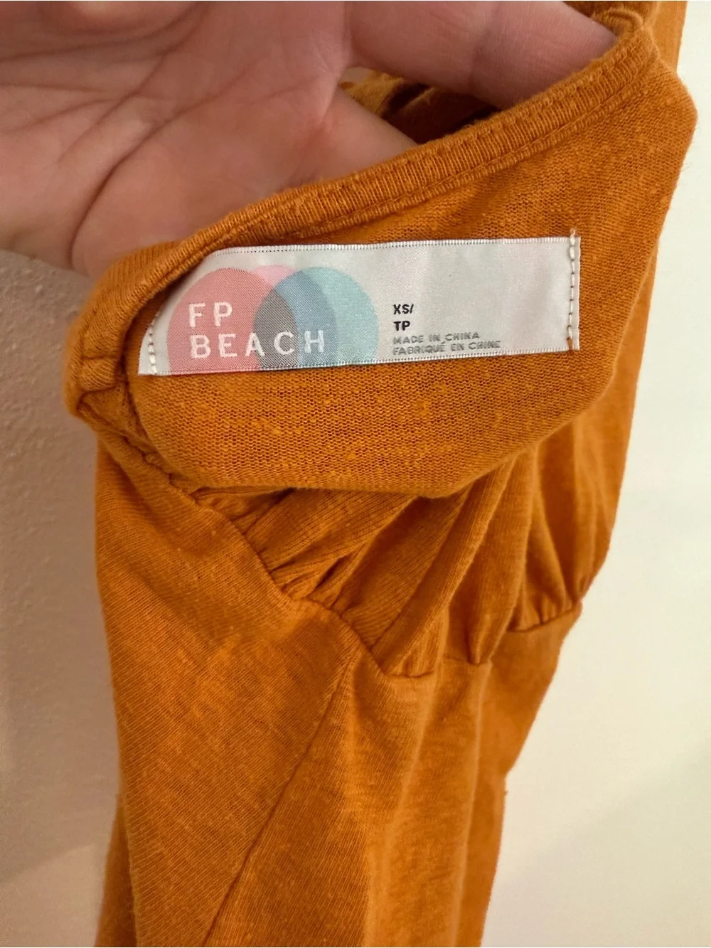 Free People Backless Sleeveless Orange Mini Dress - Picture 5 of 5